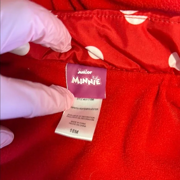 Disney Minnie Red and White Polka Dot Jacket - Picture 2 of 6